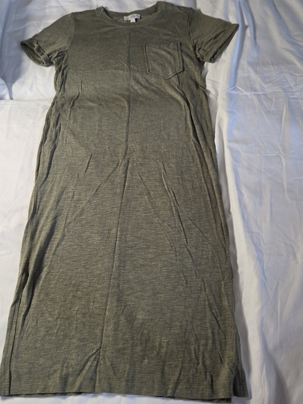 Jessica Simpson Kalamata Green Maxi Tee Shirt Dress XS